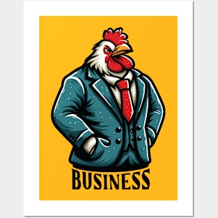 Business Chicken Posters and Art